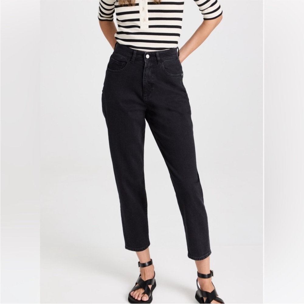 DL1961 Sydney Nightshade Girlfriend Tapered Black Jeans size 29